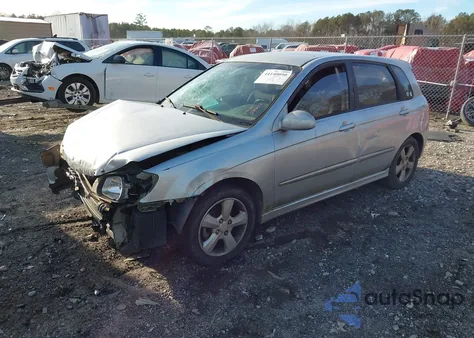 2007 Kia Spectra5 Sx from USA, damaged, VIN KNAFE161X75001264